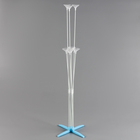 Стойка для шаров 80 см на 7 шаров, основание крест (голубой) - Фото 1