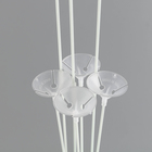 Стойка для шаров 80 см на 7 шаров, основание крест (голубой) - Фото 2