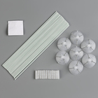 Стойка для шаров 80 см на 7 шаров, основание крест (голубой) - Фото 6