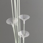 Стойка для шаров 80 см на 8 шаров, основание крест (розовый) - Фото 2