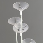 Стойка для шаров 80 см на 8 шаров, основание крест (розовый) - Фото 3