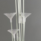 Стойка для шаров 80 см на 8 шаров, основание крест (розовый) - Фото 4