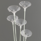 Стойка для шаров 80 см на 8 шаров, основание крест (голубой) - Фото 3