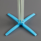 Стойка для шаров 80 см на 8 шаров, основание крест (голубой) - Фото 4