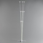 Стойка для шаров 100 см на 9 шаров, основание крест (белый) - Фото 1