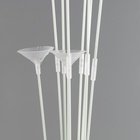 Стойка для шаров 100 см на 9 шаров, основание крест (белый) - Фото 4