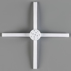 Стойка для шаров 100 см на 9 шаров, основание крест (белый) - Фото 7