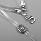 Ремешок для обуви, силиконовый, 34 см, 8 мм, 2 шт., прозрачный - Фото 3