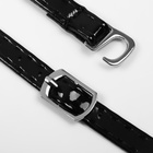 Ремешок для обуви, искусственная кожа, 58 см, 8 мм, 2 шт., чёрный - Фото 4