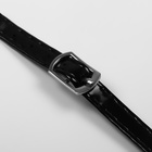 Ремешок для обуви, искусственная кожа, 58 см, 8 мм, 2 шт., чёрный - Фото 5