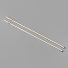 Ремешок для обуви, искусственная кожа, 58 см, 8 мм, 2 шт., бежевый - Фото 2