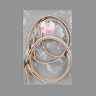 Ремешок для обуви, искусственная кожа, 58 см, 8 мм, 2 шт., бежевый - Фото 7