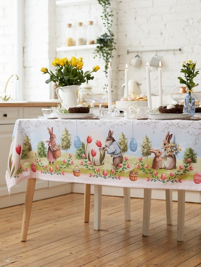 Скатерть Доляна Easter garden, 145×180±3 см