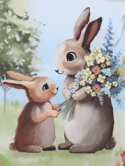Скатерть Доляна Easter garden, 145×180±3 см