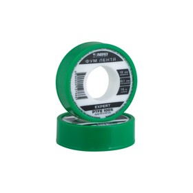 ФУМ Лента ABRO, 12 мм х 0,1 мм х 15 м, PTFE-12-010-15-RE