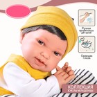 Кукла-младенец Munecas Antonio Juan «Пипо», в жёлтом, с соской, мягконабивная, 42 см - Фото 8