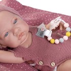 Кукла Munecas Antonio Juan «Натали», в розовом, с соской, виниловая, 40 см - Фото 2