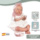 Кукла Munecas Antonio Juan «Александра», в белом, мягконабивная, 52 см - фото 297371300