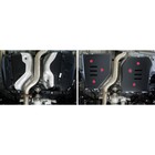 Защита топливного бака АвтоБроня Chery Tiggo 8 Pro Max 2022-н.в., сталь 1.8 мм, с крепежом - Фото 3
