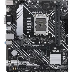 Материнская плата Asus PRIME B660M-K D4 Soc-1700 Intel B660 2xDDR4 mATX, GbLAN RAID+VGA+HDMI   93719