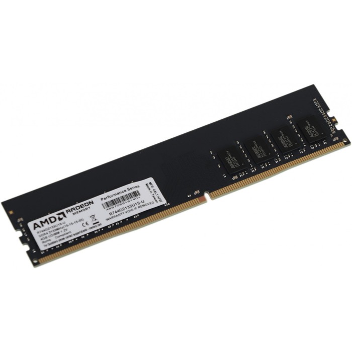 Модуль памяти DDR4 4Gb 2133MHz R744G2133U1S-U Radeon R7 RTL PC4-17000 CL15 DIMM 288-pin 1.2В - фото 51631309