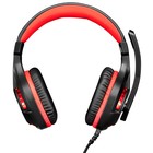 Наушники с микрофоном Оклик HS-L610G SAMURAI черный/красный 2.2м мониторные USB оголовье (14 10045 - фото 51570651 Наушники с микрофоном Оклик HS-L610G SAMURAI черный/красный 2.2м мониторные USB оголовье (14 10045 - фото 51570651