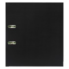 Папка-регистратор А4, 75 мм, Lamark, ПВХ, двухстороннее покрытие, металлическая окантовка, карман на корешок, собранная, черный/зелёный - Фото 4