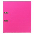 Папка-регистратор А4, 75 мм, Lamark, ПВХ, двухстороннее покрытие, металлическая окантовка, карман на корешок, собранная, розовый/зелёный - фото 9374904