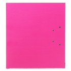 Папка-регистратор А4, 75 мм, Lamark, ПВХ, двухстороннее покрытие, металлическая окантовка, карман на корешок, собранная, розовый/зелёный - Фото 5