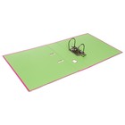 Папка-регистратор А4, 75 мм, Lamark, ПВХ, двухстороннее покрытие, металлическая окантовка, карман на корешок, собранная, розовый/зелёный - Фото 7