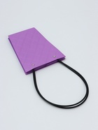 Сумка для цветов тиснение сиреневая влагостойкая, 17×17 - 11.5×11.5 - 20 см - Фото 4