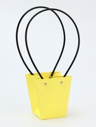 Сумка для цветов тиснение шампань влагостойкая, 12×12 - 8×8 - 12.5 см - Фото 3