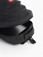 Рюкзак школьный на молнии, с карманами, размер 31×14×47 см, чёрный/красный - фото 119333697