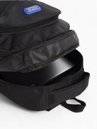 Рюкзак школьный на молнии, с карманами, чёрный/синий - фото 52708308