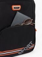 Рюкзак школьный на молнии, с карманами, размер 31×14×47 см, чёрный/оранжевый - Фото 7