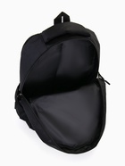 Рюкзак школьный на молнии, с карманами, с полосками, размер 30.5×14.5×47.5 см, чёрный/белый - Фото 9