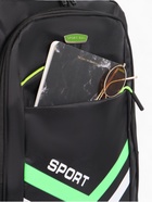 Рюкзак школьный, на молнии, 4 кармана, дышащая спинка, 30.5×14.5×47.5 см, чёрный - Фото 8