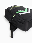 Рюкзак школьный, на молнии, 4 кармана, дышащая спинка, 30.5×14.5×47.5 см, чёрный - Фото 4