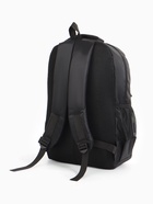 Рюкзак школьный, на молнии, 4 кармана, дышащая спинка, 30.5×14.5×47.5 см, чёрный - Фото 10