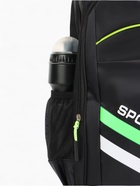 Рюкзак школьный, на молнии, 4 кармана, дышащая спинка, 30.5×14.5×47.5 см, чёрный - Фото 11