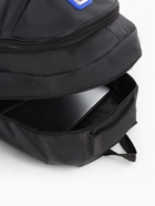 Рюкзак школьный на молнии, с карманами, чёрный/синий - фото 60833661