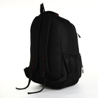 Рюкзак молодёжный на молнии, 6 карманов, цвет чёрный - Фото 4