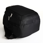 Рюкзак молодёжный на молнии, 5 карманов, цвет чёрный - Фото 5