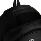 Рюкзак молодёжный на молнии, 4 кармана, цвет чёрный/белый - фото 23816284