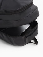 Рюкзак школьный на молнии, с карманами, с принтом, полосками, размер 32×16×47 см, чёрный/красный - фото 50095919