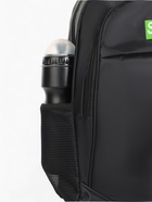 Рюкзак школьный на молнии, с карманами, с принтом, полосками, размер 32×16×47 см, чёрный/зелёный - Фото 8