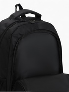 Рюкзак школьный на молнии, с карманами, однотонный, размер 31×14×47 см, чёрный/синий - Фото 12