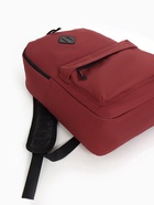 Рюкзак школьный на молнии, с карманами, размер 29×14.5×42 см, бордовый - Фото 6