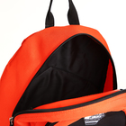 Рюкзак молодёжный на молнии, 3 кармана, цвет оранжевый - Фото 4