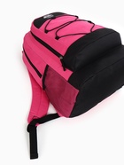 Рюкзак школьный на молнии, с карманами, размер 33×18×45 см, чёрный/розовый - Фото 7